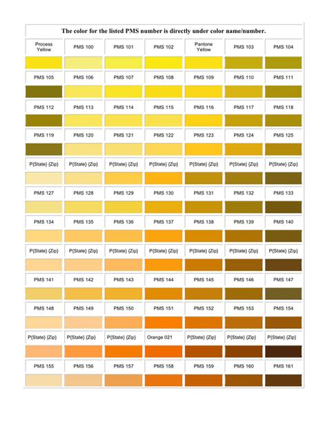 Pantone Color Chart Download Free Documents For Pdf Word And Excel