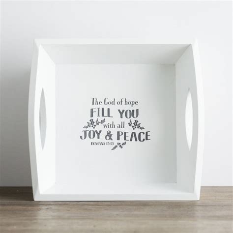 Joy And Peace Christmas Tray Exclusive All Things Faithful