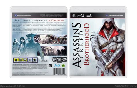 Assassins Creed Brotherhood Playstation 3 Box Art Cover By Massimo 13