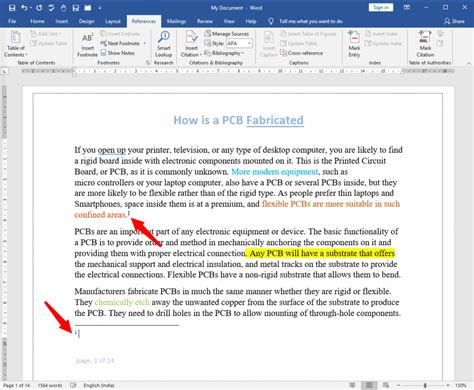 How To Insert Footnotes And Endnotes In Ms Word Document Officebeginner