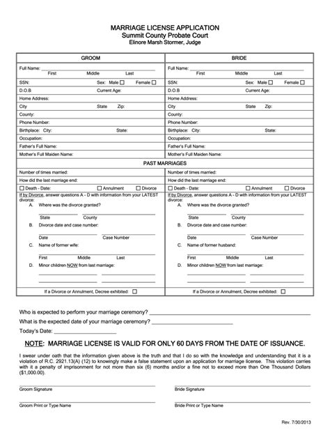 Ohio Marriage License Example Fill Out And Sign Online Dochub