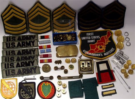 Korean War Army Patches Ribbons Buttons Chevrons Etc Lot Etsy