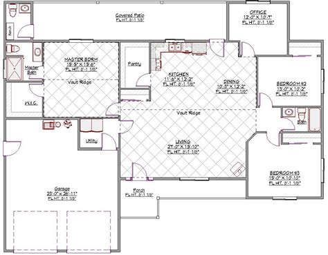 1 Story 1888 Sq Ft 3 Bedroom 3 Bathroom 2 Car Garage Ranch Style Home