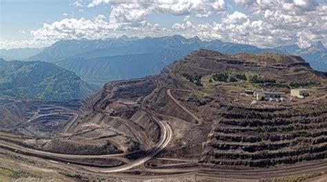 Open Pit Mountainside Mine Elk Valley Coal News