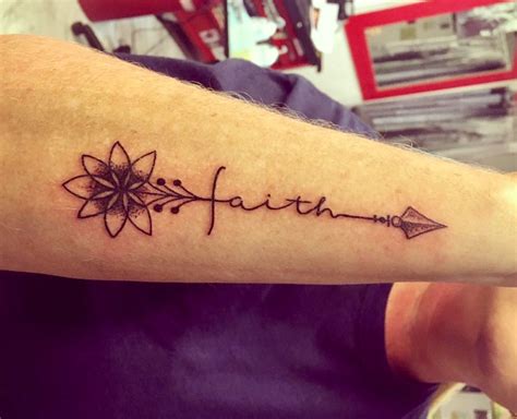 Faith Arrow Tattoo