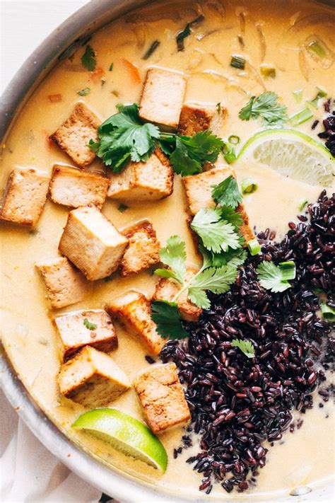 The nice thing about rice is that it keeps well, so you can eat it the night of or save it to. ginger + lemongrass infused thai soup with crispy tofu and ...