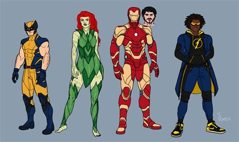 Marvel And Dc Redesigns 4 By Tjjones96 On Deviantart