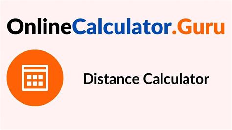 Distance Calculator Distance Between 2 Points Calculator