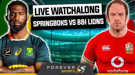 Springboks Vs Bandi Lions Live Watchalong Forever Rugby Youtube