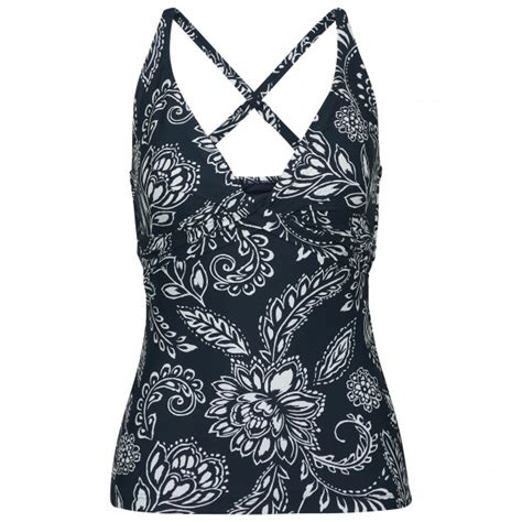 Seafolly Folklore Dd Wrap Front Singlet Tankini Womens Buy Online