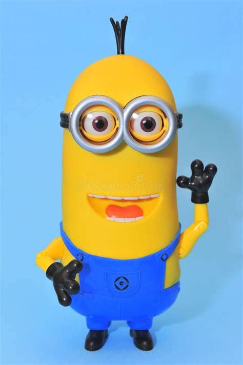 Funny Kevin Minion Happy Salute Editorial Photography Image Of
