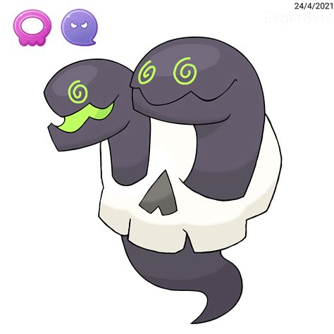 New Fakemon Ghost And Poison Type This Is The First Pokemon Ive Drawn