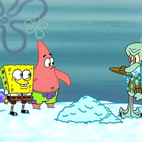Snowball Fight Spongebob Remember When Spongebob Patrick And