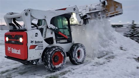 Bobcat A770 Snow Removal With Hla 8 13 34 Inch Truck Tiresled Lights