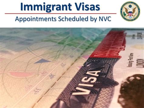 u s immigrant visa interview appointments scheduled by nvc