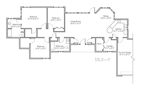 <p>unique 2 bedroom house plans. Cottage Sample Floor Plans | Meadowlark | Continuing Care ...
