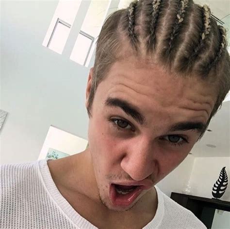 What kind of white rapper supports donald trump while calling black rappers racist? Pin by Ami Lubbe on Justin Bieber | Braids for boys, White guy with braids, Long haircuts with bangs