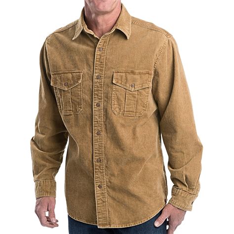 Woolrich Hemlock Corduroy Shirt Long Sleeve For Men