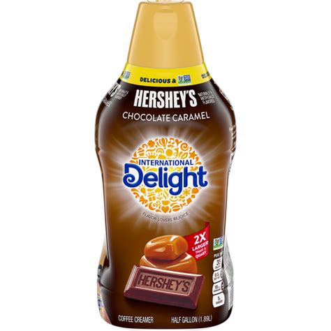 International Delight Hersheys Chocolate Caramel Coffee Creamer 64 Oz