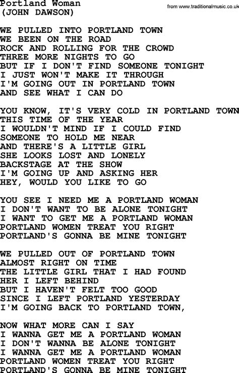 Portland Woman By The Byrds Lyrics With Pdf