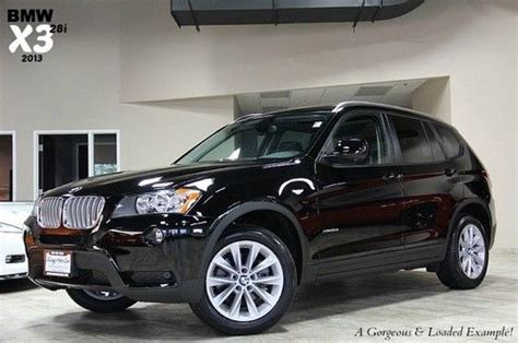The 2013 bmw x3 offers two model choices: Sell used 2013 BMW X3 28i xDrive AWD Black LOADED One Owner! Navi COLD PREM TECH PKGS! in West ...