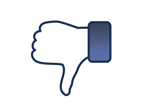 Dislike Facebook Logo