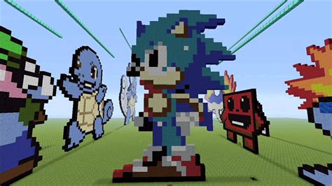 Minecraft Pixel Art Ideas Youtube