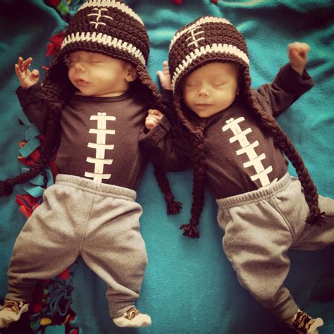 Twin Boys My Tiny Football Babies Twin Baby Boys Expecting Twins