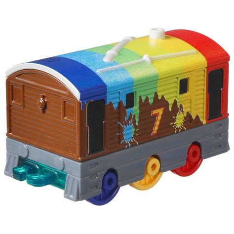 Fisher Price Thomas And Friends Rainbow Toby Push Along Toy Train