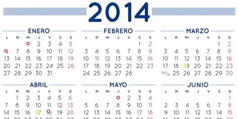 Calendario Laboral 2014 Un Solo Macropuente Y 9 Festivos Nacionales