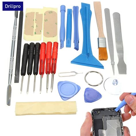 Drillpro 22 In 1 Smart Cell Mobile Phone Opening Pry Repair Tool Kit