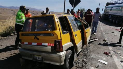 Arequipa Dos Adultos Y Una Menor Mueren Tras Choque Entre Tico Y