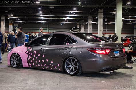 Toyota Camry With Pink Graphics