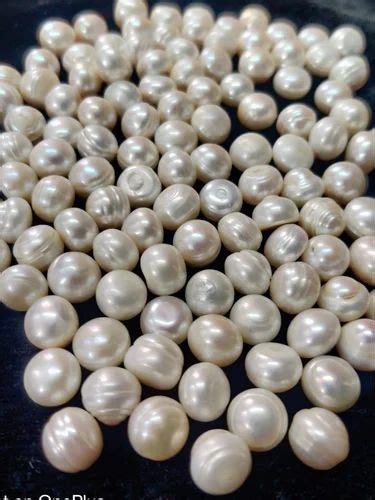 Natural Freshwater Pearl Natural Moti Half Round Pearl For Rings And