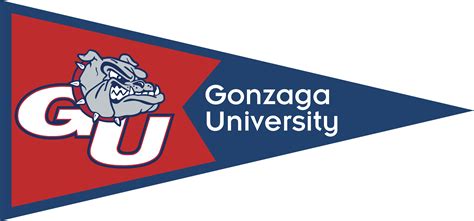 Archive with logo in vector formats.cdr,.ai and.eps (100 kb). Gonzaga University Pennant | GEAR UP