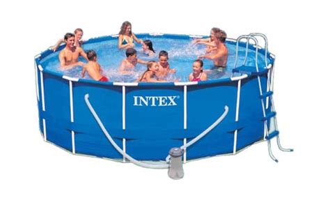 Intex 15 Foot By 48 Inch Metal Frame Pool Set Ebay
