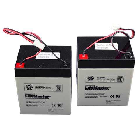 041b0591 Battery Backup Kit Qty 2 Liftmaster