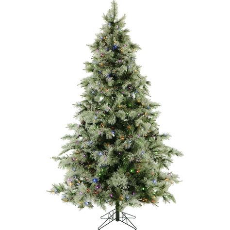 Fraser Hill Farm 75 Ft Glistening Pine Artificial Christmas Tree With