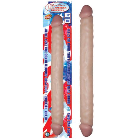 Real Skin All American Whoppers Double Dong 18 Beige Shop