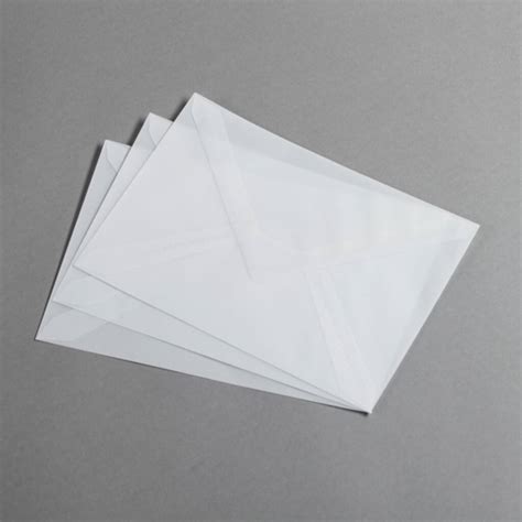 20 X C5 Size Translucent Vellum Envelopes By Crumandco