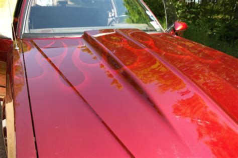 Custom Paint Candy Apple Red With Ghost Flames 1988 Monte Carlo Ss