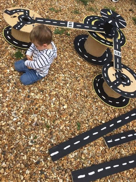 Diy Wooden Roads And Ramps For Toy Cars Easy Homemade Car Tracks