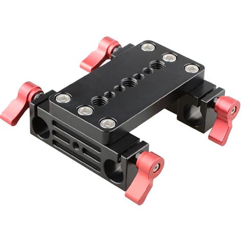 Camvate Tripod Mounting Plate With Dual 15mm Rod Blocks C1135