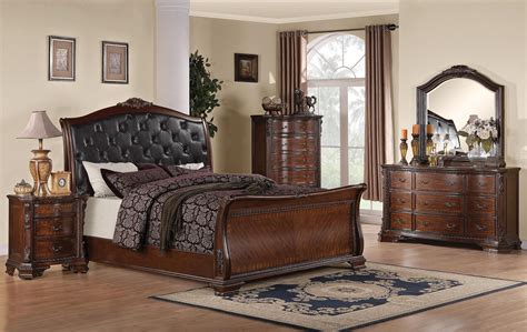 Maddison Sleigh Upholstered Bedroom Set From Coaster 202261 Coleman