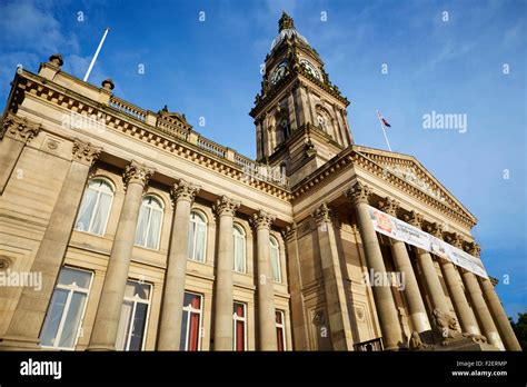 Bolton Town Hall Facing Victoria Square In Bolton Greater Manchester