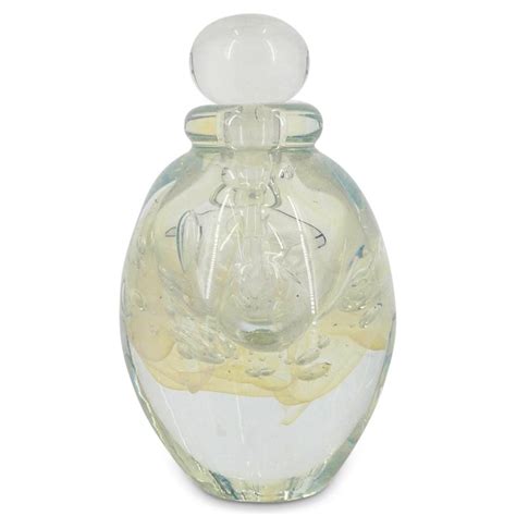 Sold Price Signed Robert Eickholt Blown Art Glass Perfume Bottle May 2 0122 12 00 Pm Edt