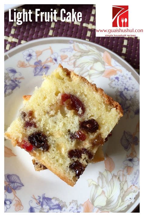 Believe me, it does come out spongy, i've used this recipe many times and it has never failed. Light Fruit Cake (轻杂果蛋糕） | Light fruit cake, Light fruit ...