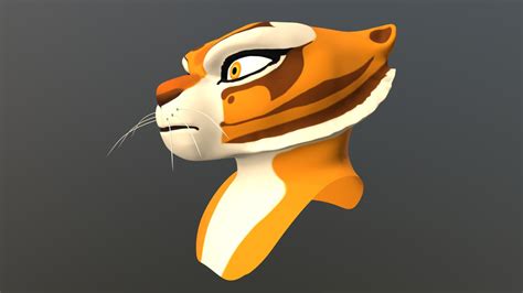 Kung Fu Panda Master Tigress D Model By Seldengamer B F