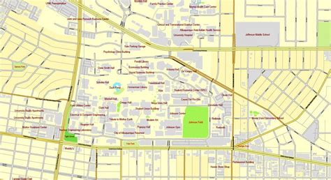 Detailed Map Of Albuquerque Nm