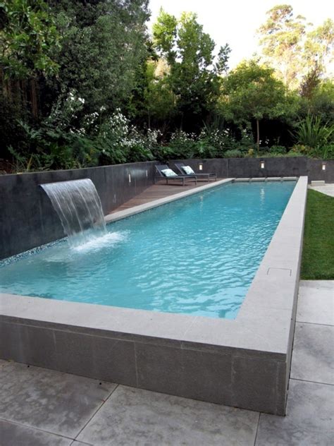 Swimming pools, small ponds, hot tubs and waterfalls are wonderful backyard ideas that make homes more comfortable and beautiful. Pool in the garden or in the house build - 105 pictures of ...